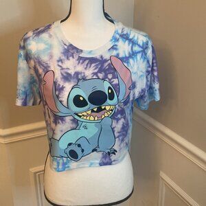 Stitch Tie Dye Crop Top size small